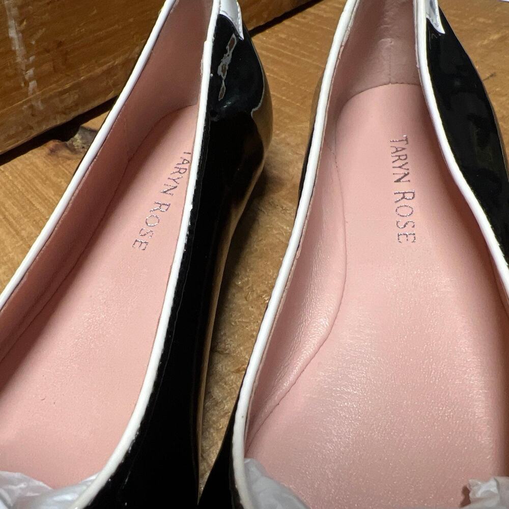Taryn Rose • Berndt •Slip on 6M Black/White Patent Leather - Picture 9 of 9